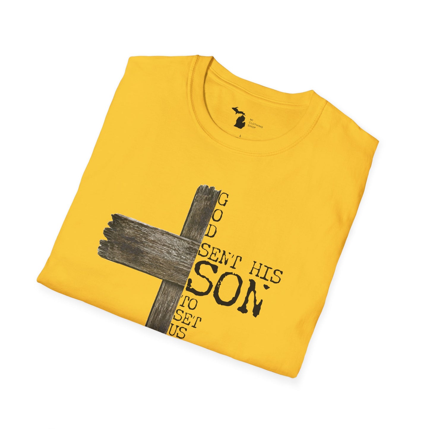 God Sent His Son - Unisex Softstyle Tee