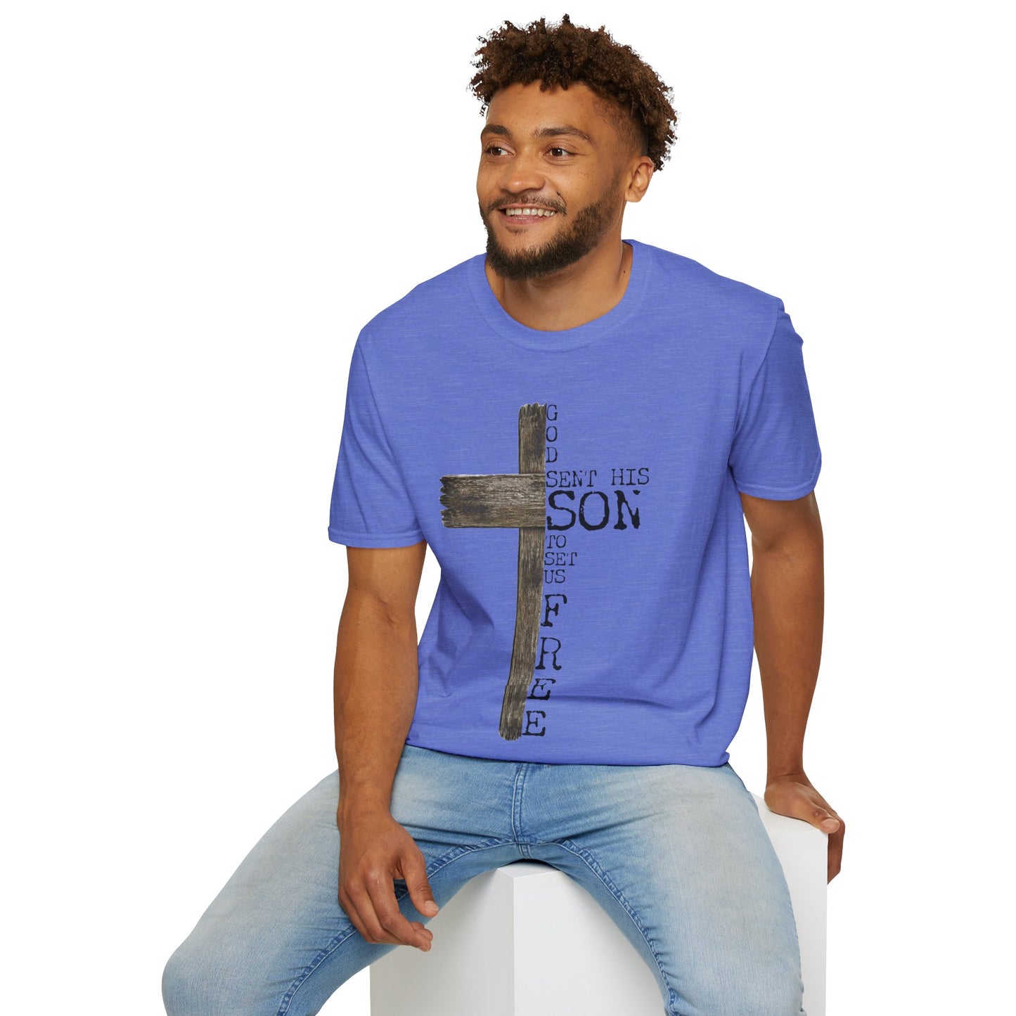 God Sent His Son - Unisex Softstyle Tee