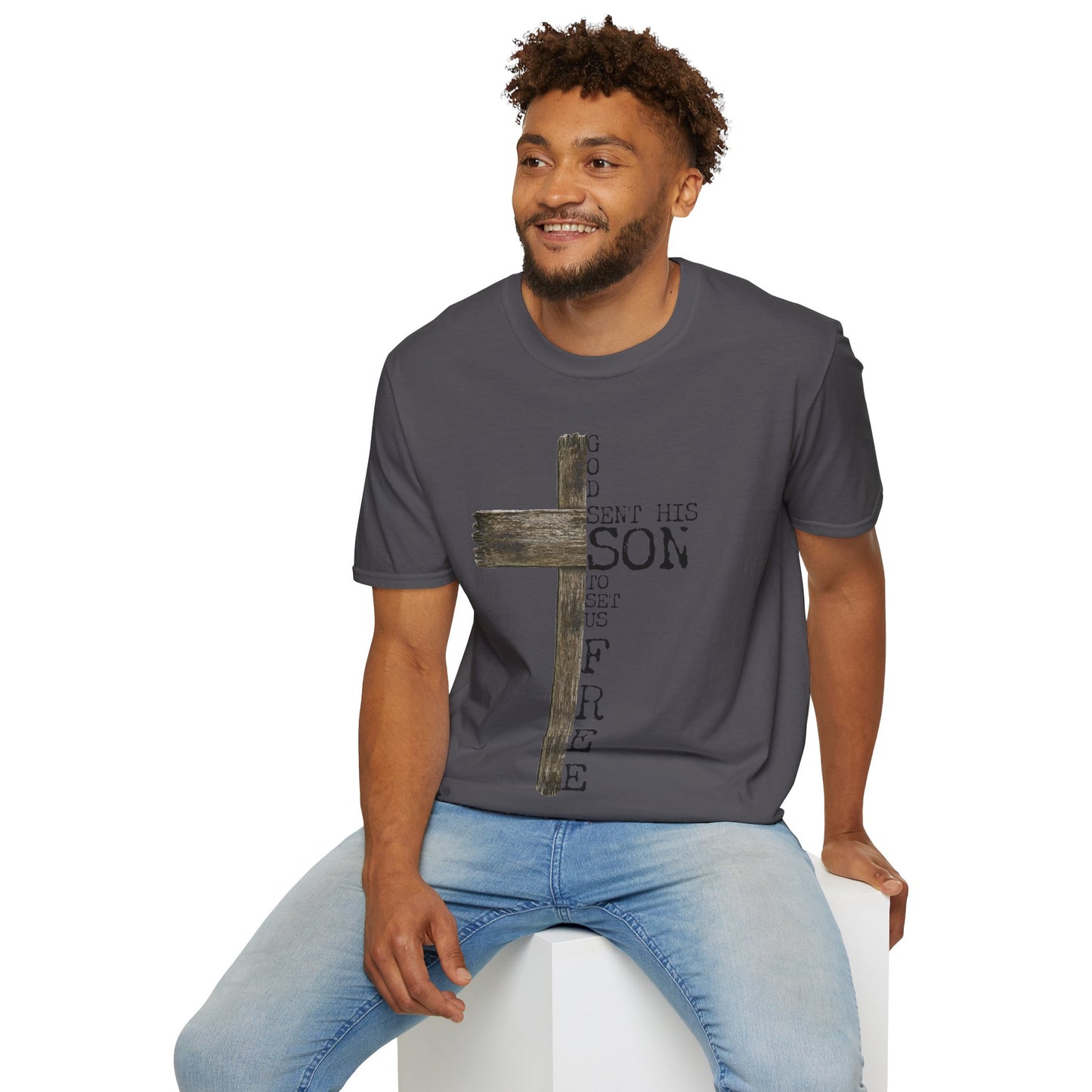 God Sent His Son - Unisex Softstyle Tee