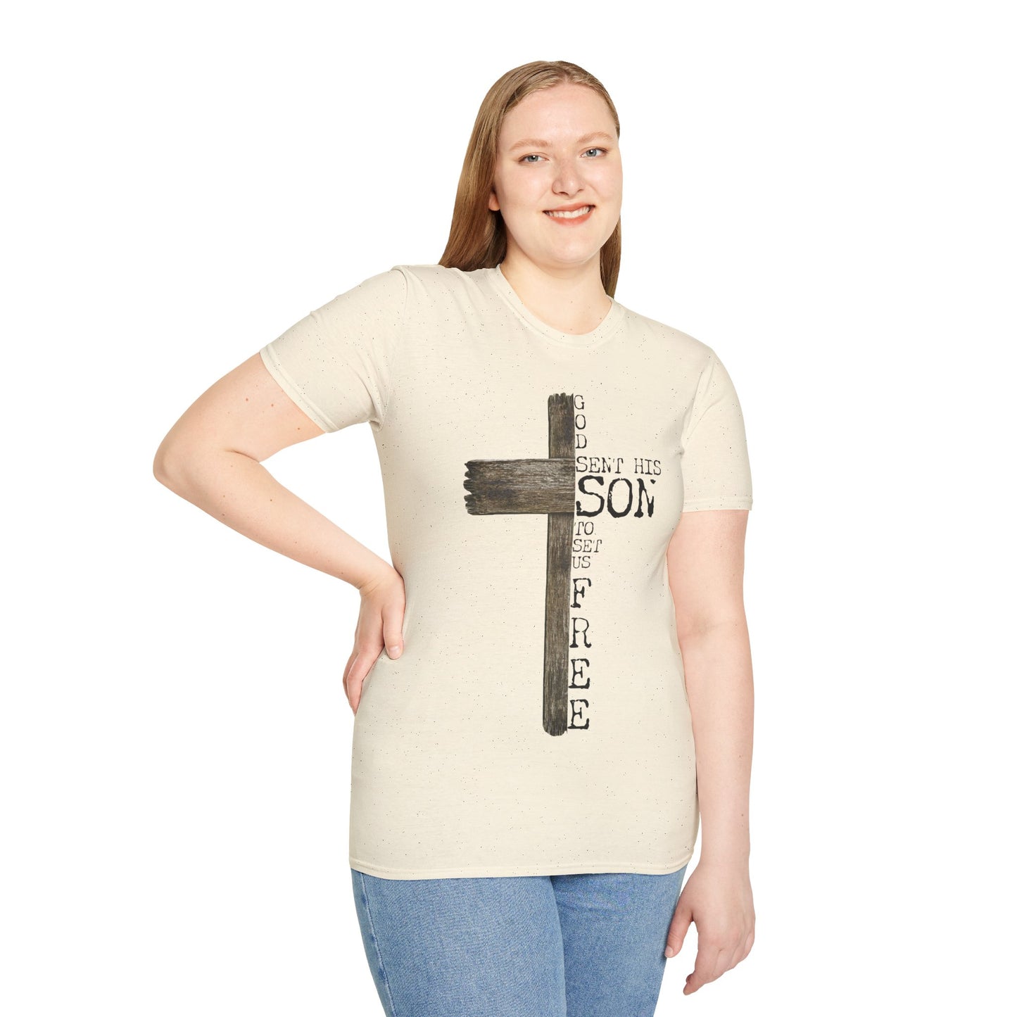 God Sent His Son - Unisex Softstyle Tee