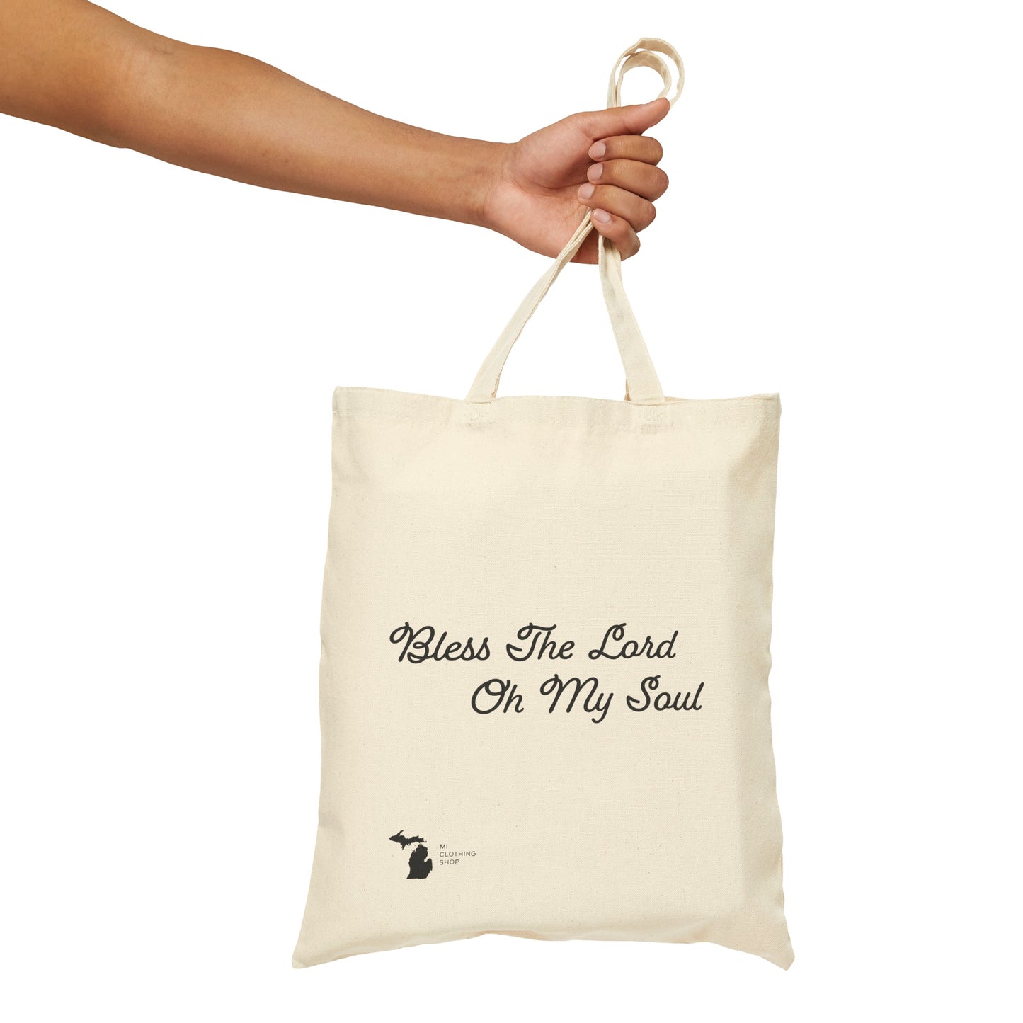 Bless The Lord - Cotton Canvas Tote Bag