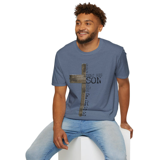 God Sent His Son - Unisex Softstyle Tee