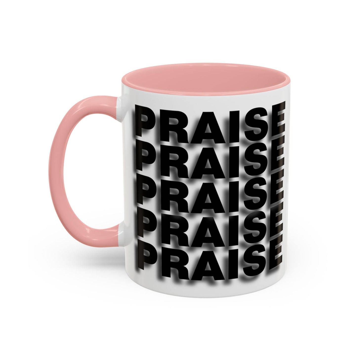 PRAISE - Coffee Mug w/ Accent Color (11, 15oz)