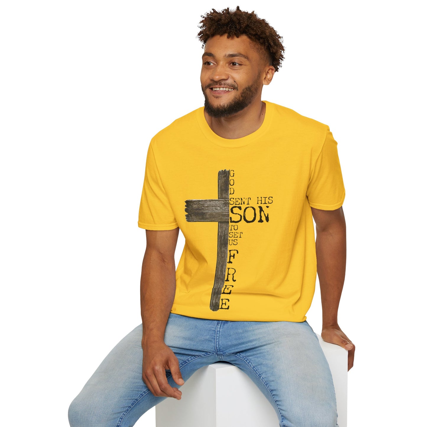 God Sent His Son - Unisex Softstyle Tee