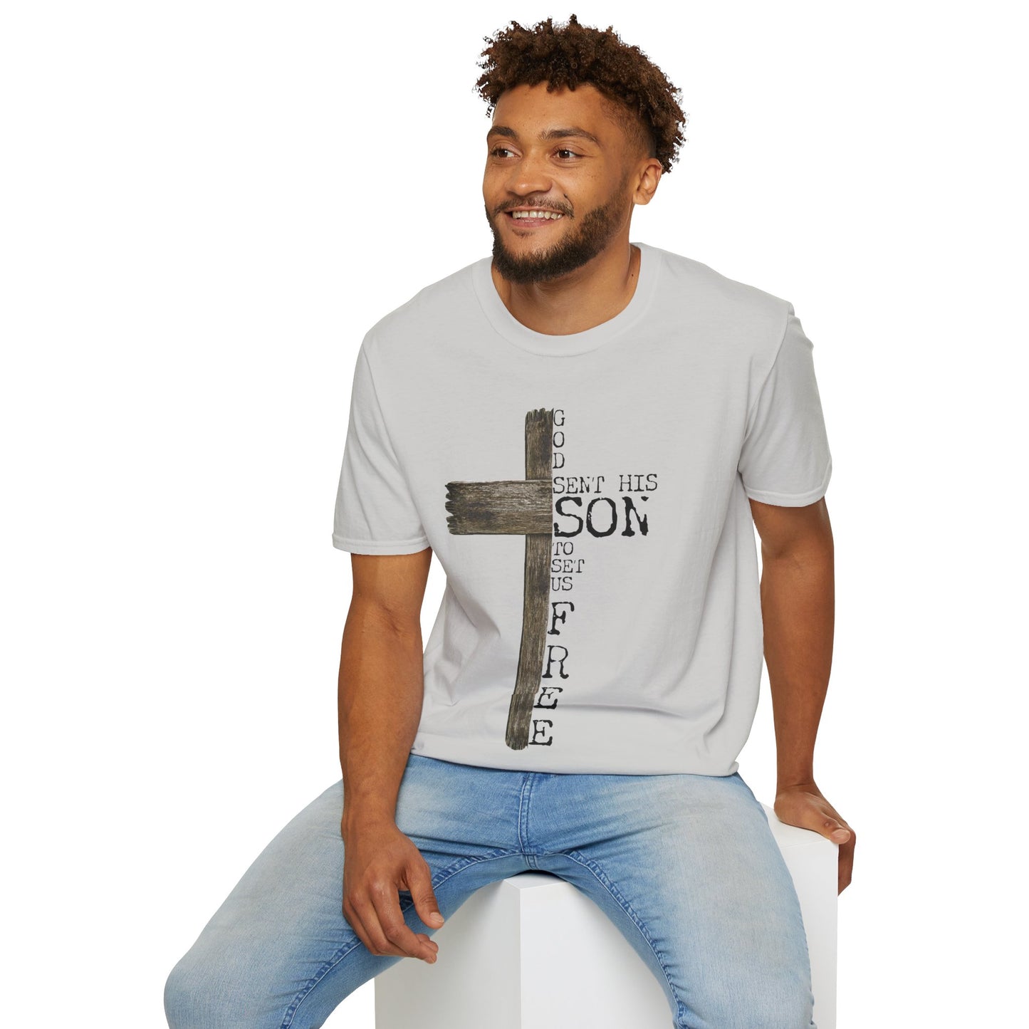 God Sent His Son - Unisex Softstyle Tee