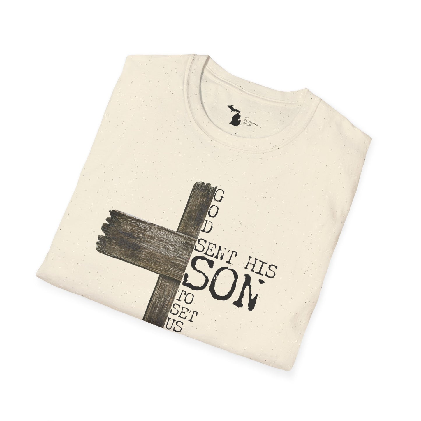 God Sent His Son - Unisex Softstyle Tee