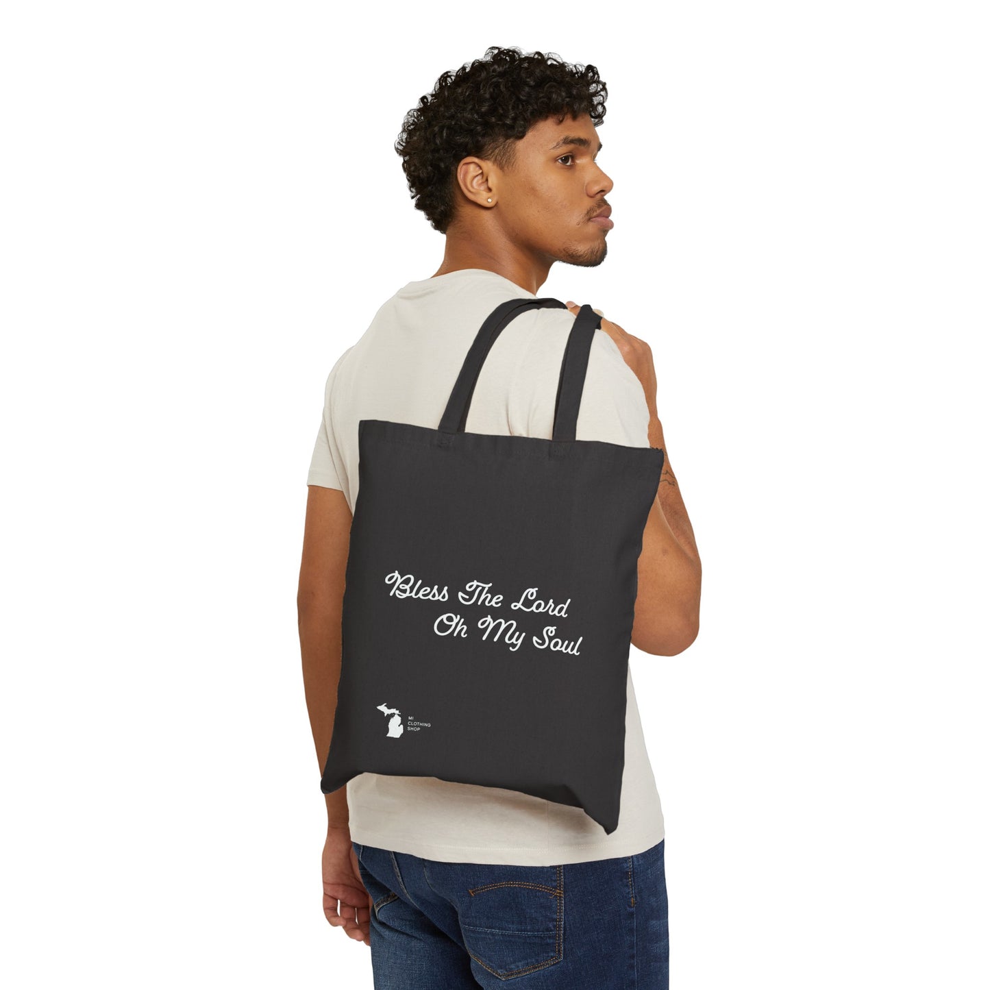 Bless The Lord - Cotton Canvas Tote Bag