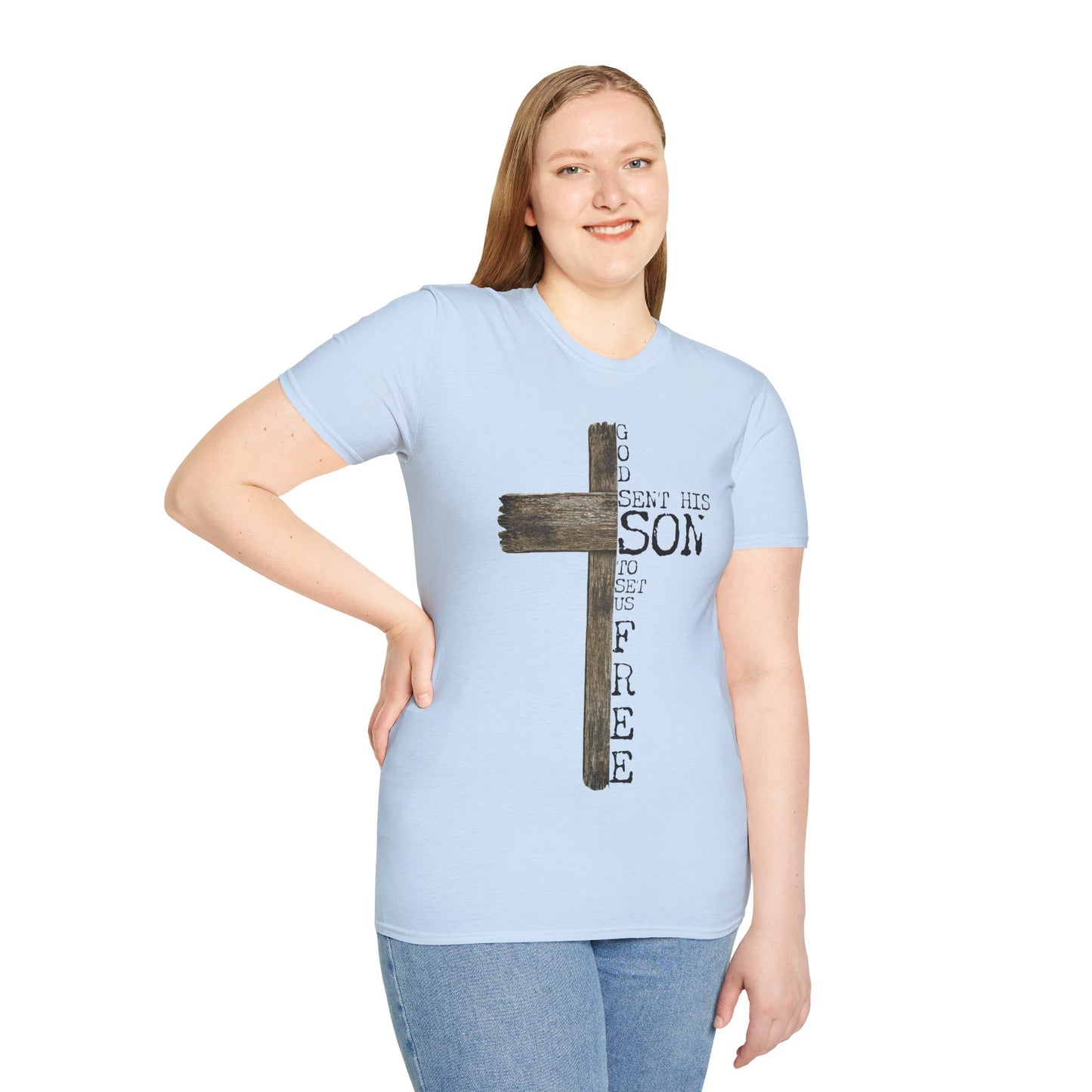 God Sent His Son - Unisex Softstyle Tee