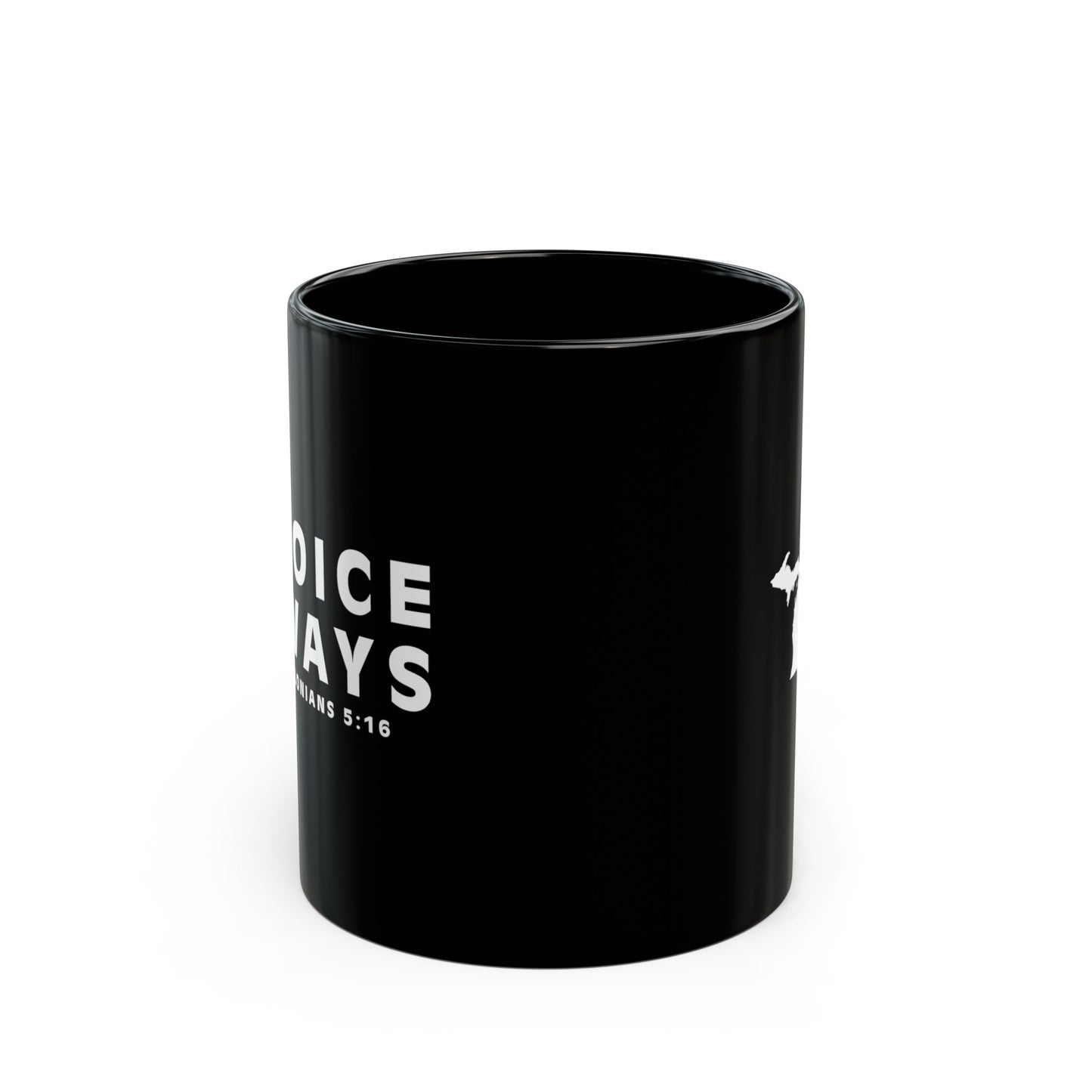 REJOICE ALWAYS - Black Mug (11oz, 15oz)