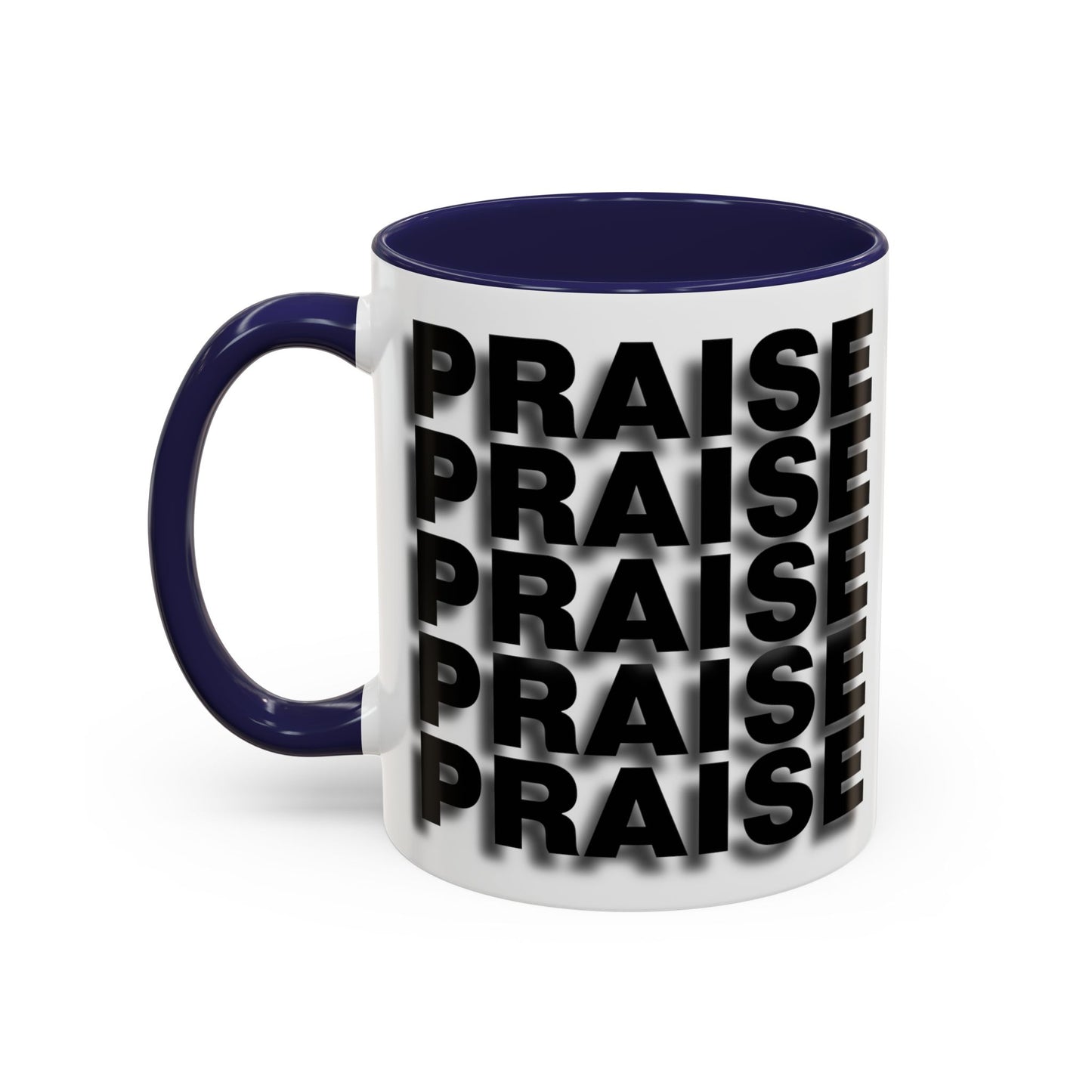 PRAISE - Coffee Mug w/ Accent Color (11, 15oz)