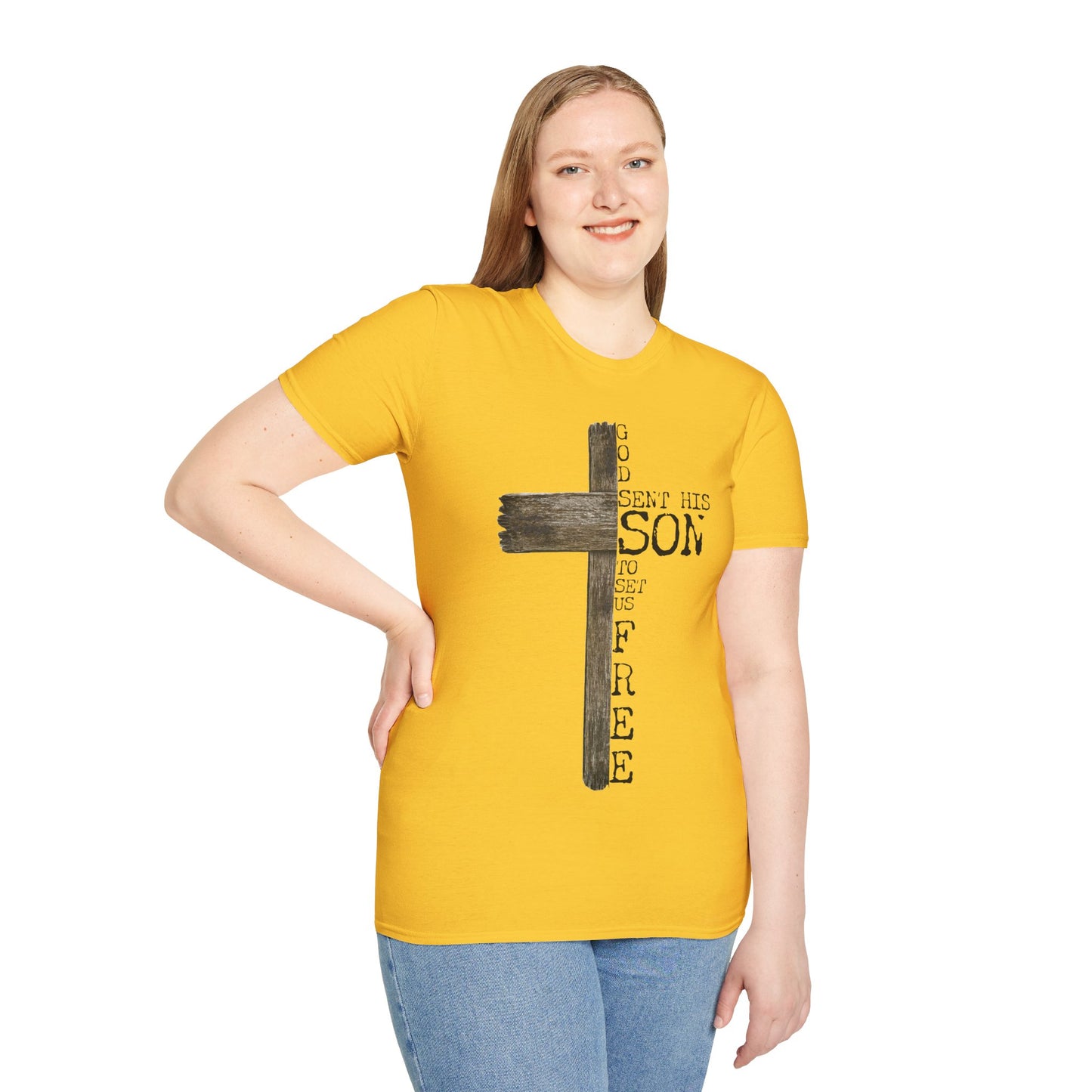 God Sent His Son - Unisex Softstyle Tee