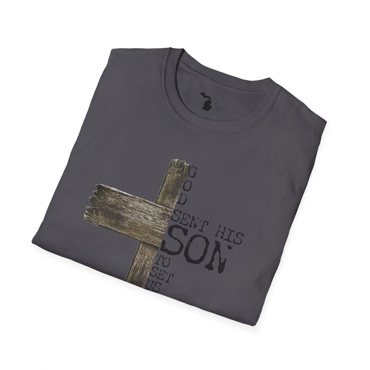 God Sent His Son - Unisex Softstyle Tee