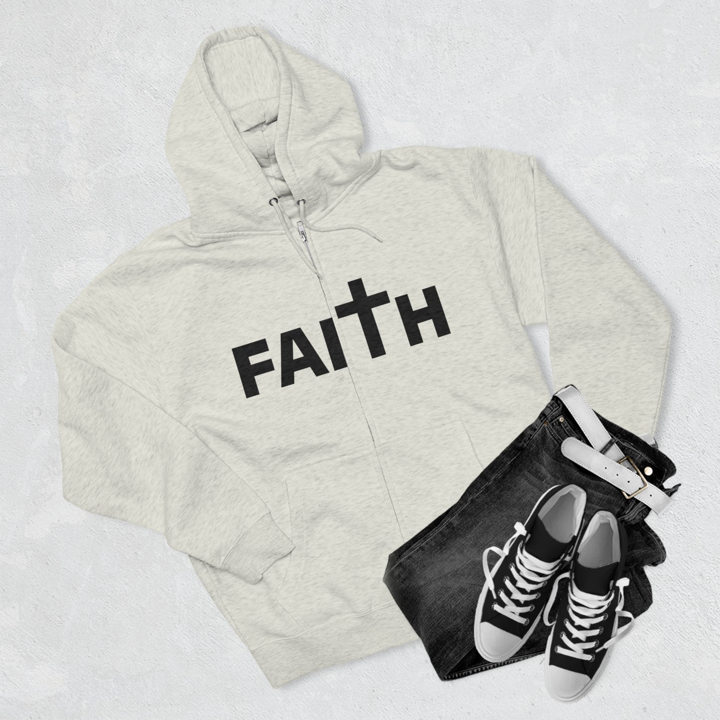 FAITH - Unisex Zip Hoodie