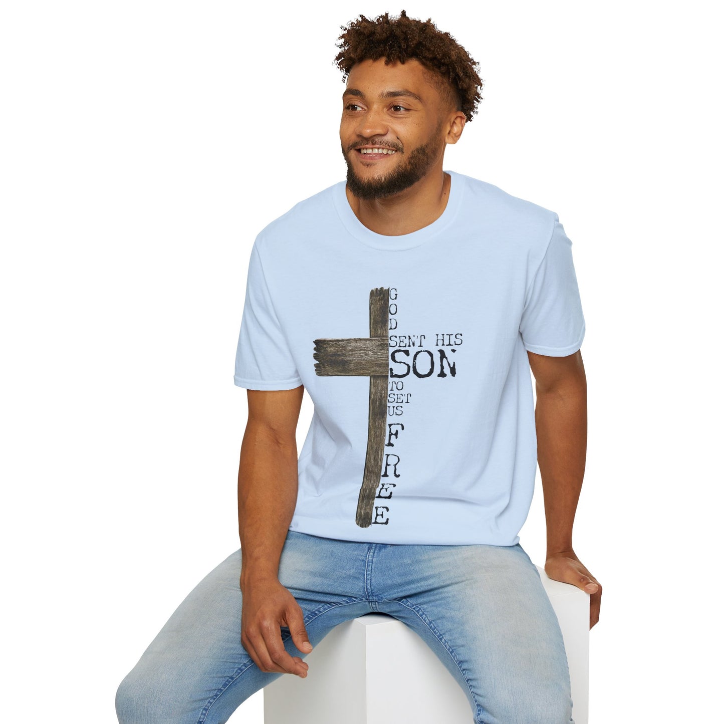 God Sent His Son - Unisex Softstyle Tee