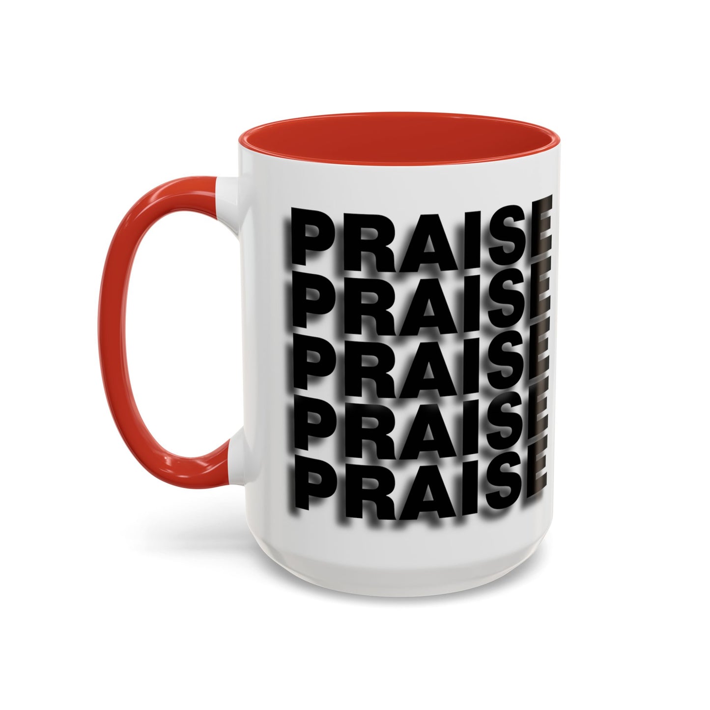 PRAISE - Coffee Mug w/ Accent Color (11, 15oz)