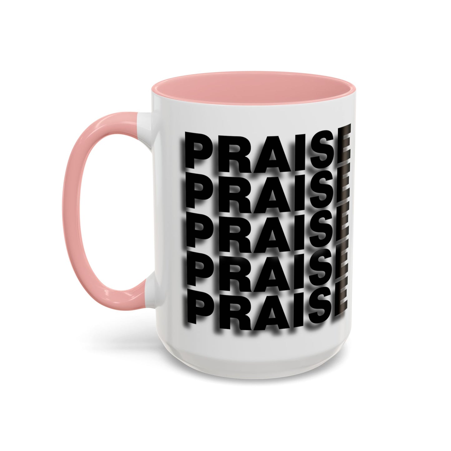 PRAISE - Coffee Mug w/ Accent Color (11, 15oz)