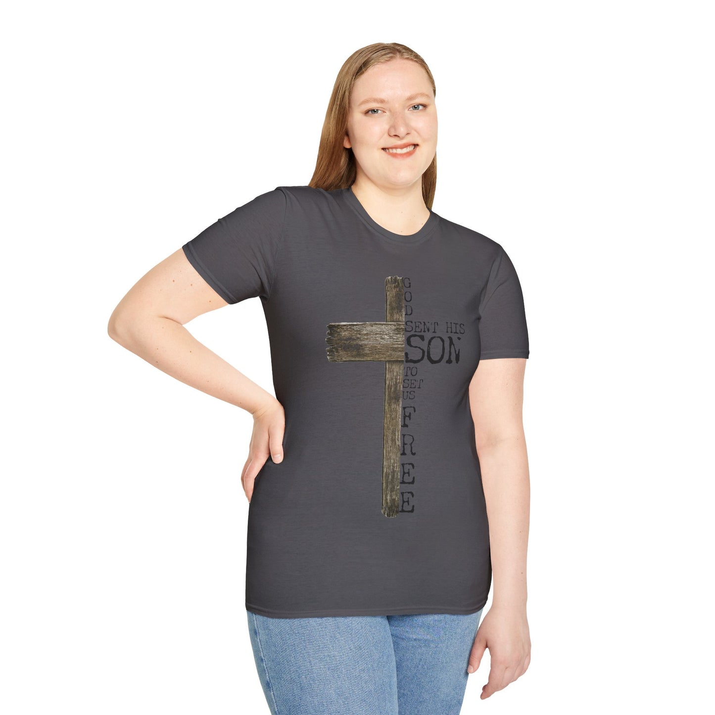 God Sent His Son - Unisex Softstyle Tee