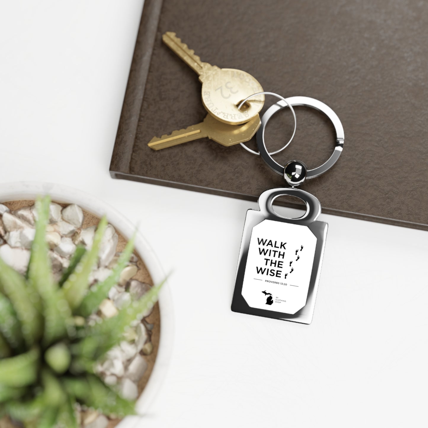 Walk With The Wise - KeyChain