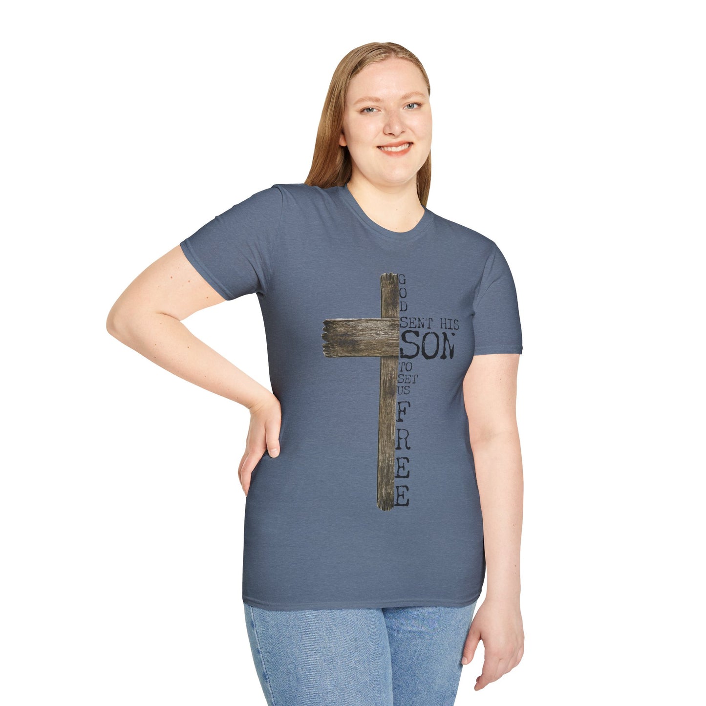 God Sent His Son - Unisex Softstyle Tee