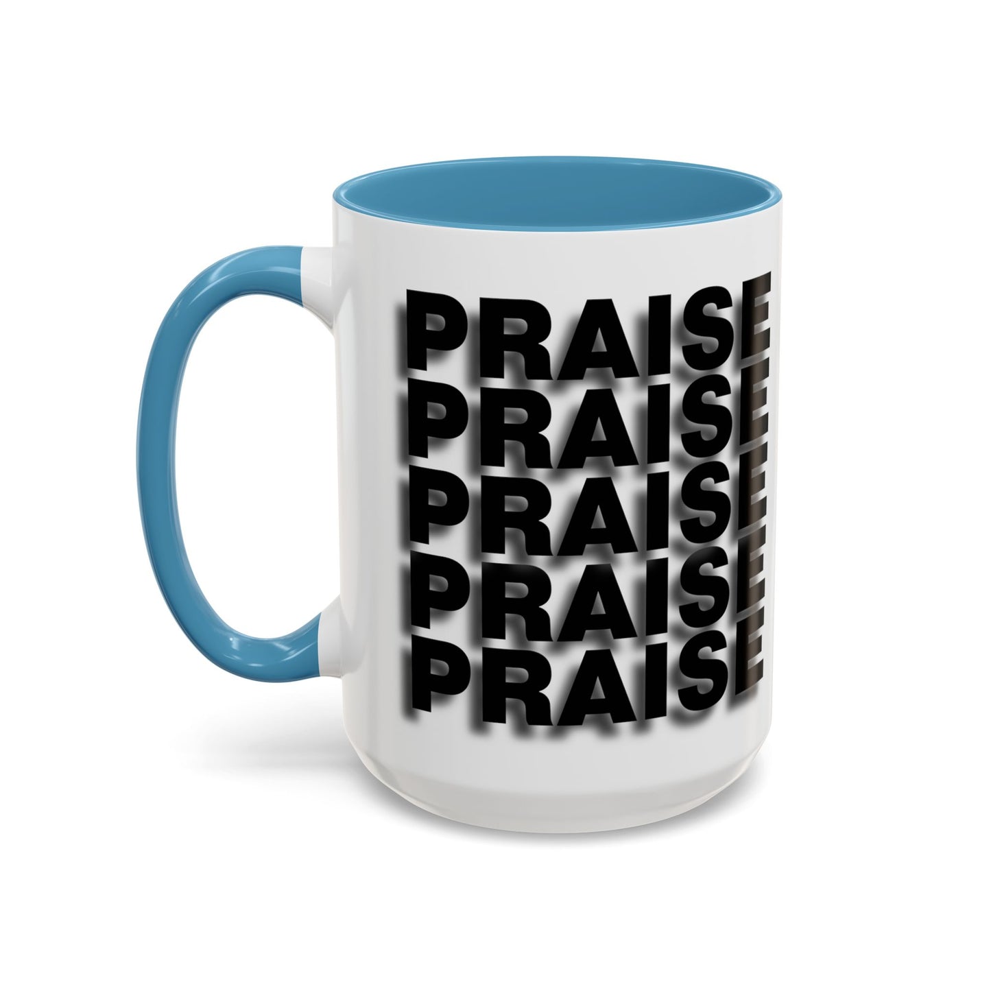 PRAISE - Coffee Mug w/ Accent Color (11, 15oz)