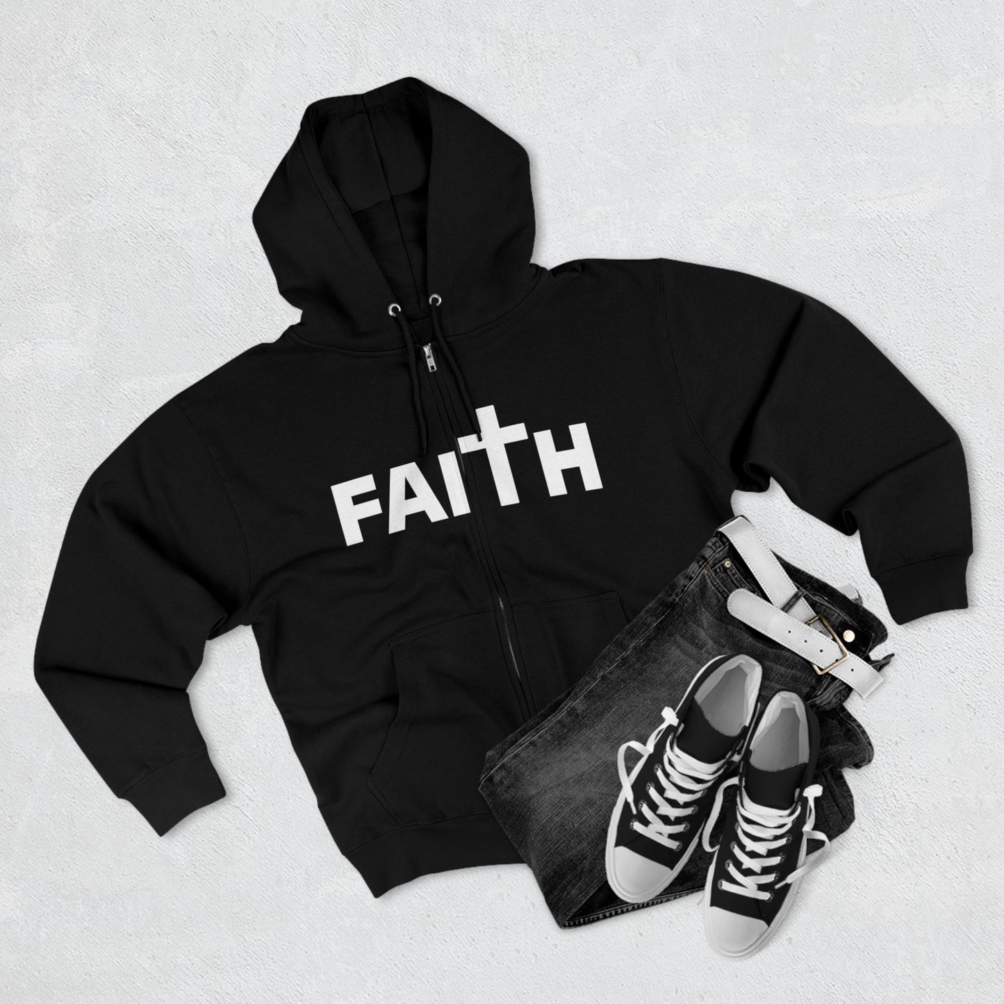 FAITH - Unisex Zip Hoodie