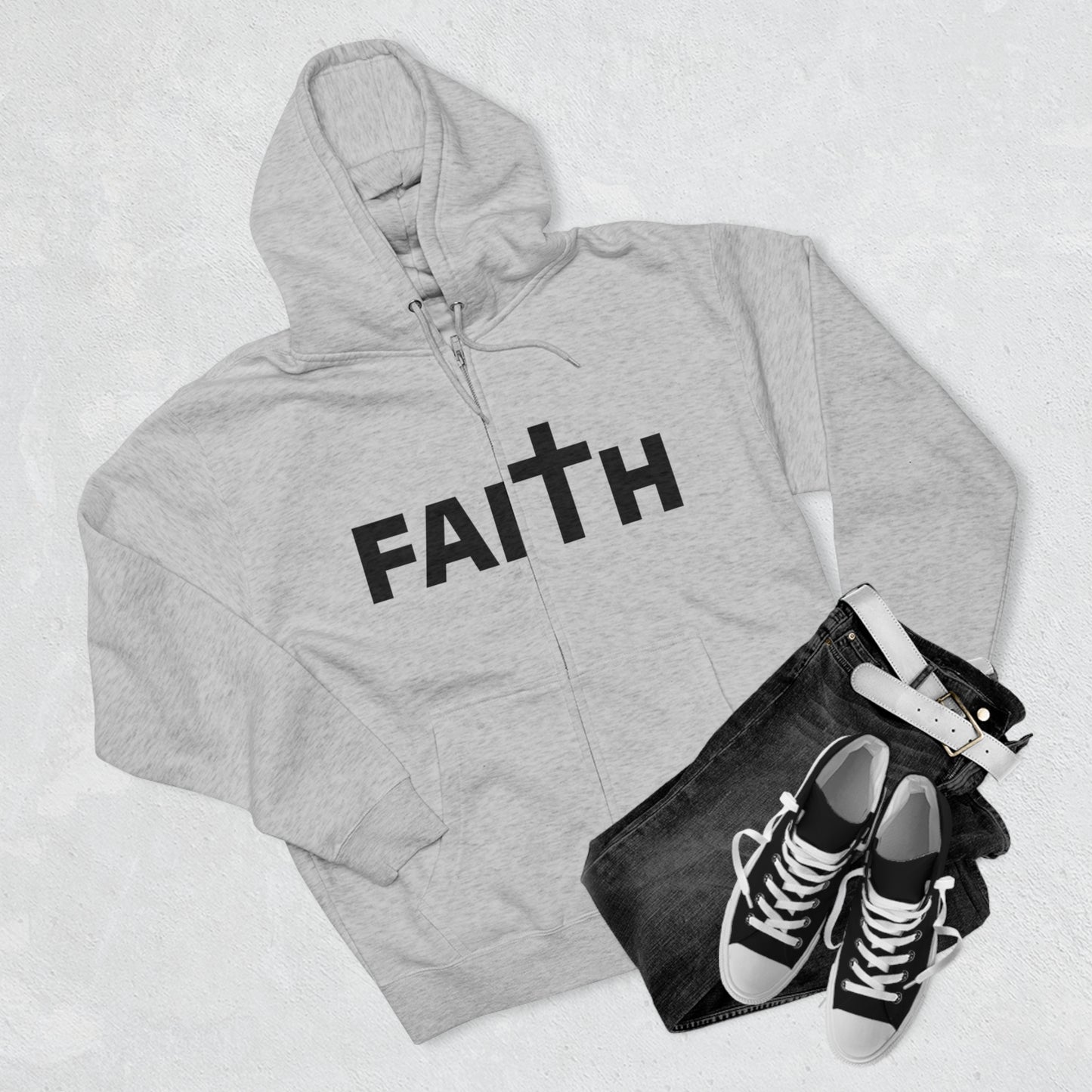 FAITH - Unisex Zip Hoodie