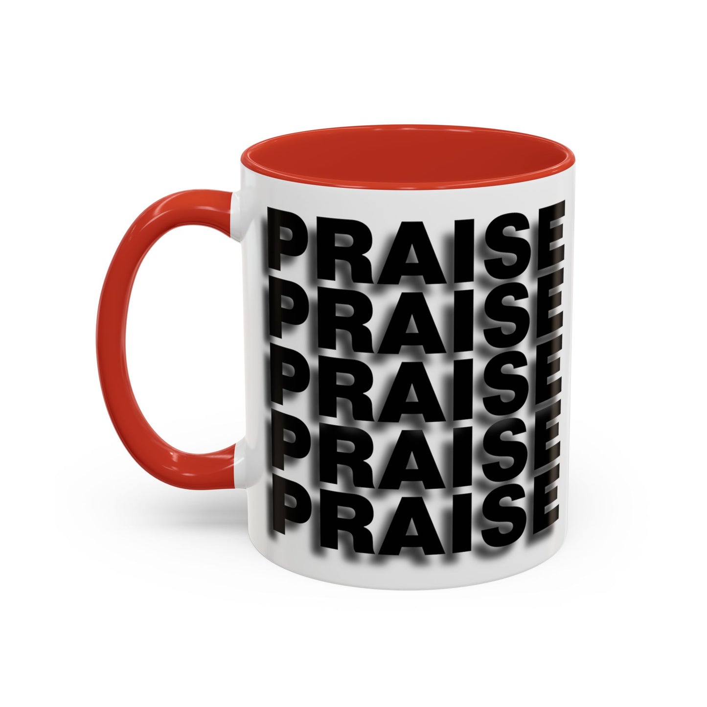 PRAISE - Coffee Mug w/ Accent Color (11, 15oz)