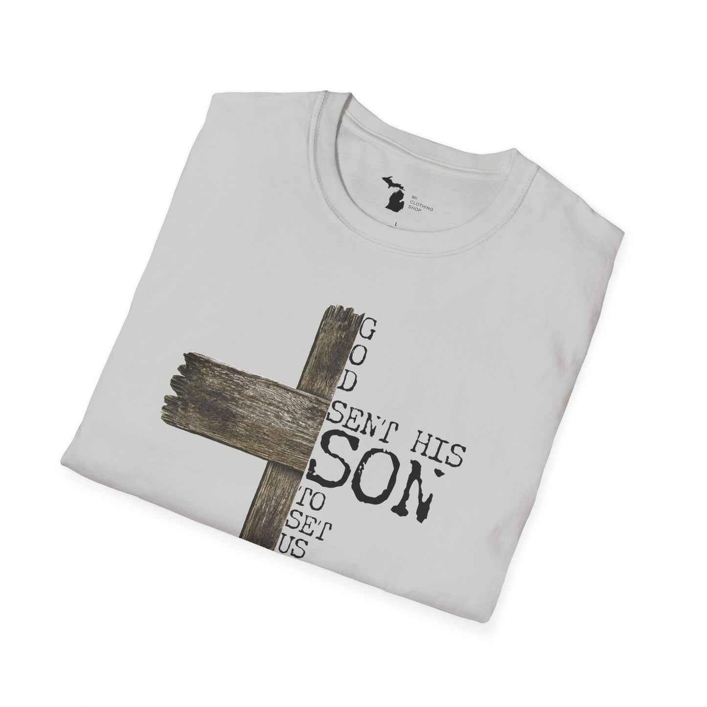 God Sent His Son - Unisex Softstyle Tee