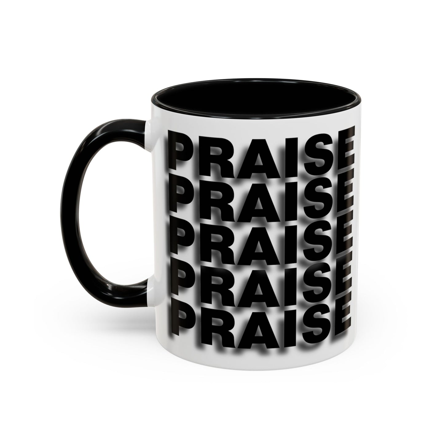 PRAISE - Coffee Mug w/ Accent Color (11, 15oz)