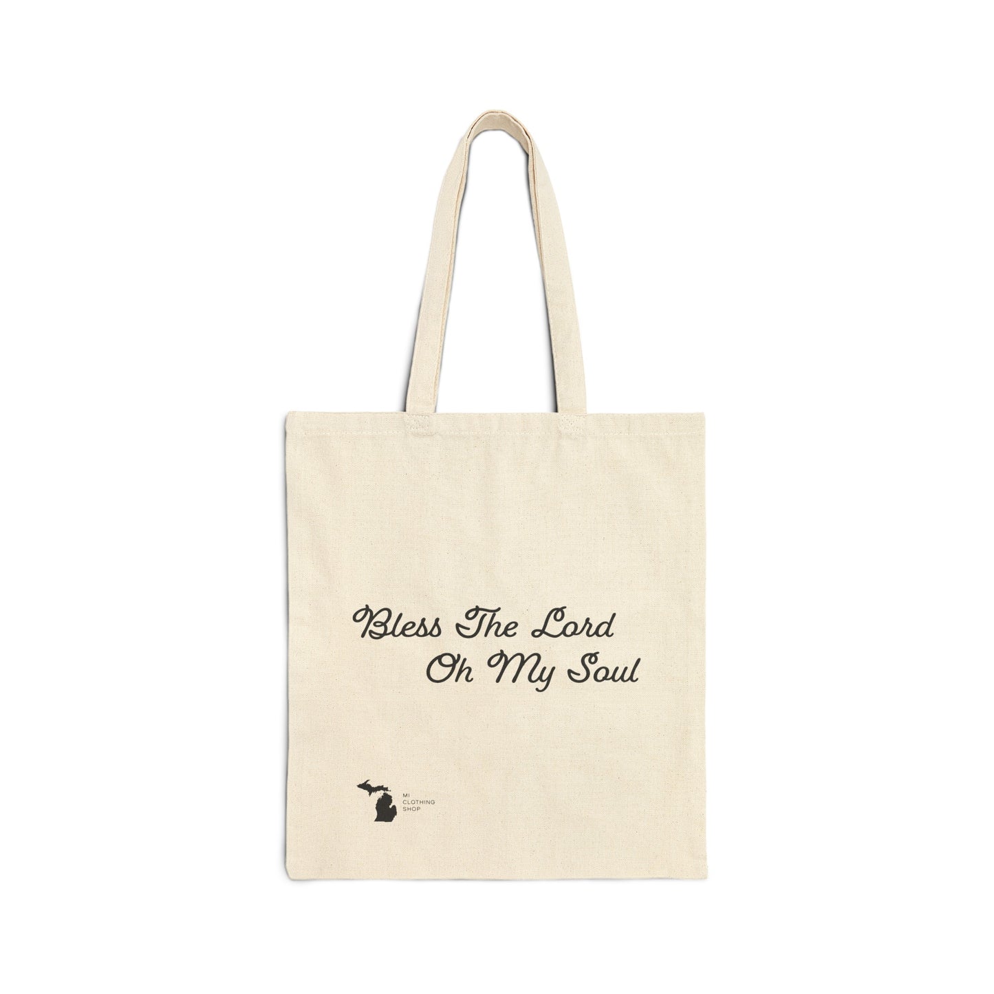 Bless The Lord - Cotton Canvas Tote Bag