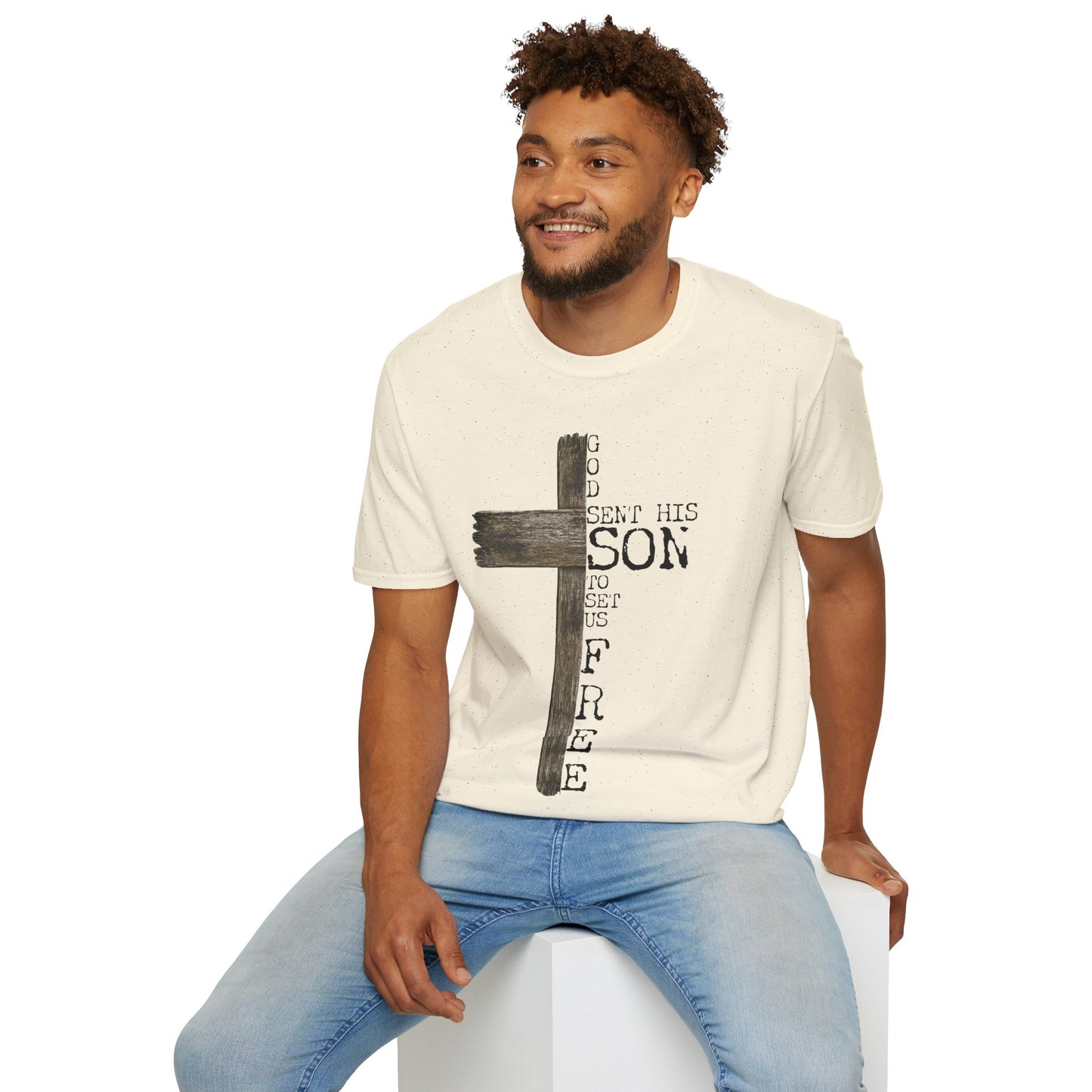 God Sent His Son - Unisex Softstyle Tee