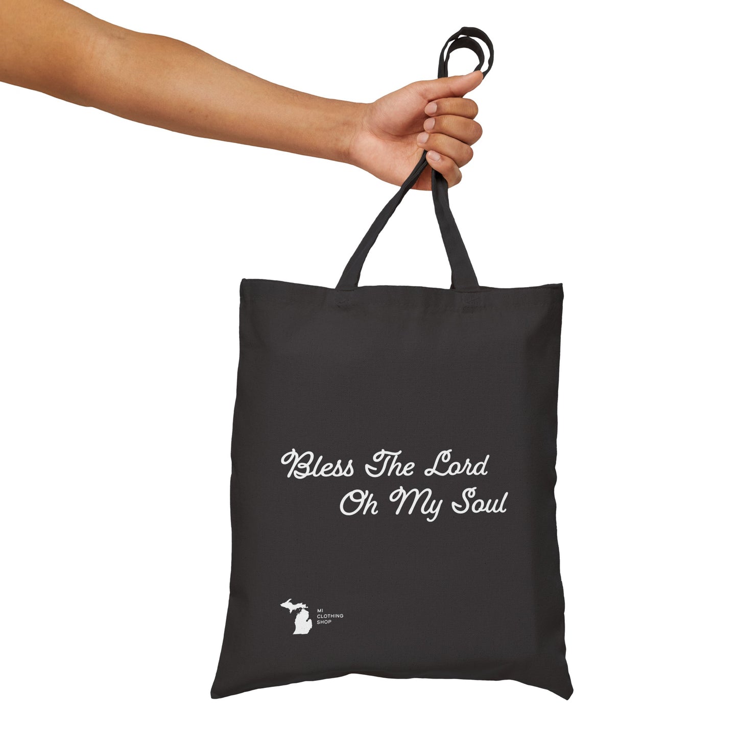 Bless The Lord - Cotton Canvas Tote Bag