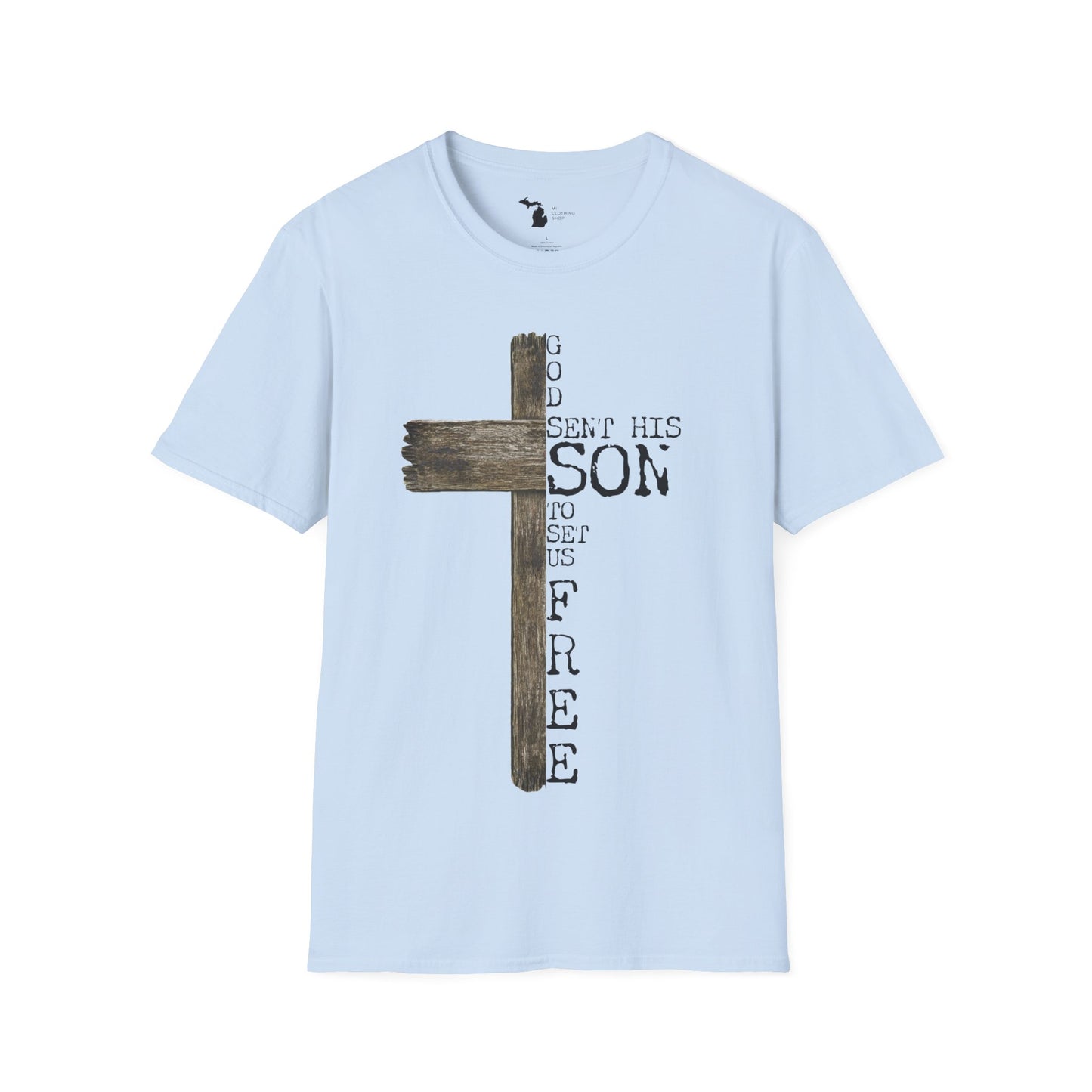 God Sent His Son - Unisex Softstyle Tee