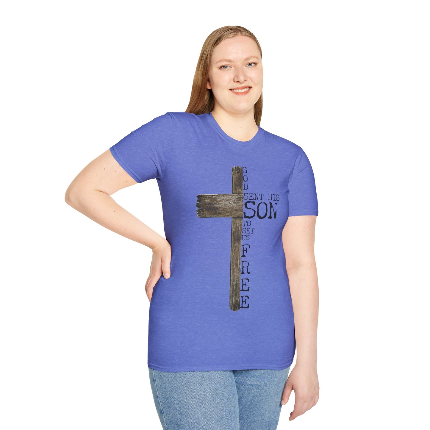 God Sent His Son - Unisex Softstyle Tee