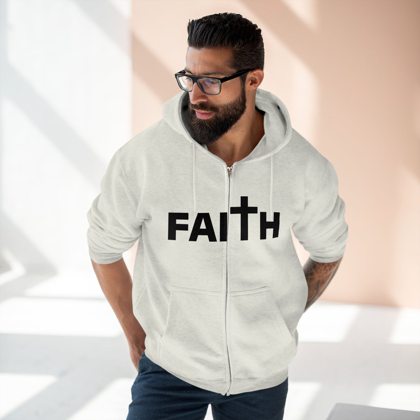 FAITH - Unisex Zip Hoodie